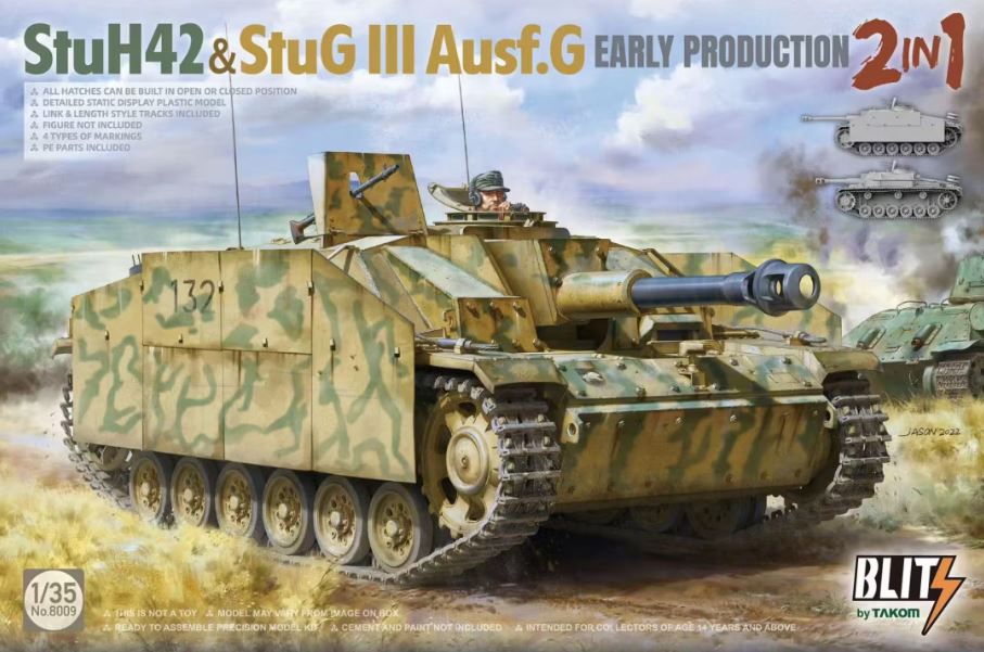 1/35 StuH42 & StuG III Ausf.G Early Production 2 in 1