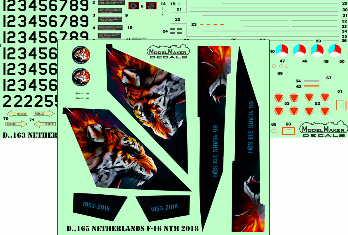 1/48 Netherlands F-16 NTM 2018