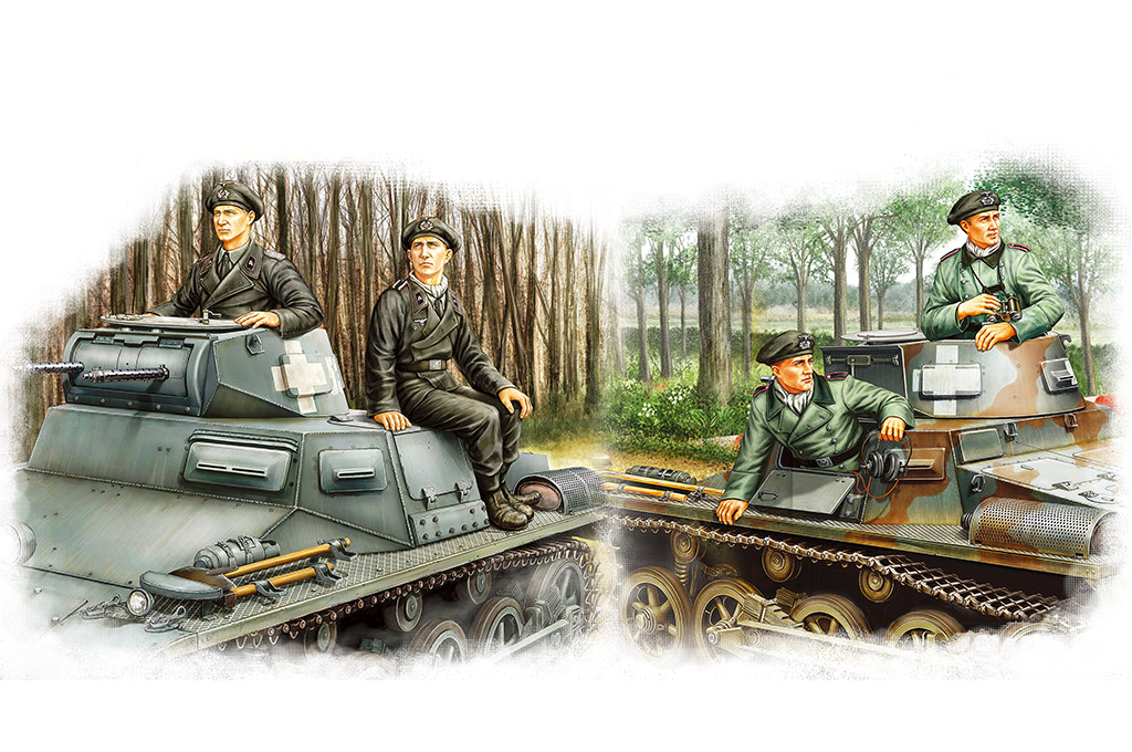 Fotografie 1/35 German Panzer Crew Set