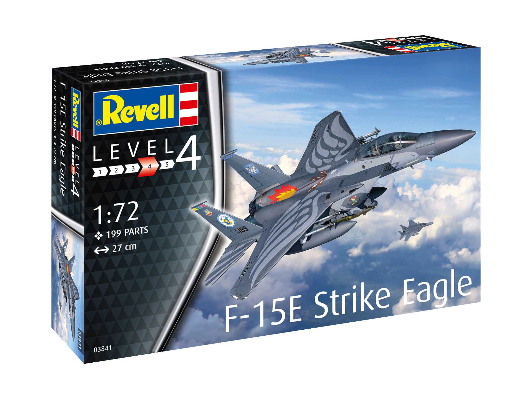 Fotografie Plastic ModelKit letadlo 03841 - F-15E Strike Eagle (1:72)