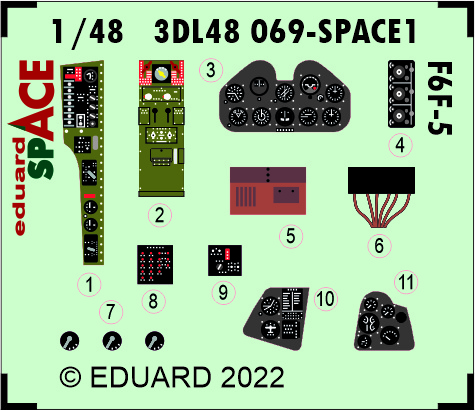 1/48 F6F-5 SPACE (EDUARD)