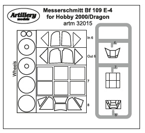 1/32 Masks for Bf 109 E-4 (DRAG/H.2000)