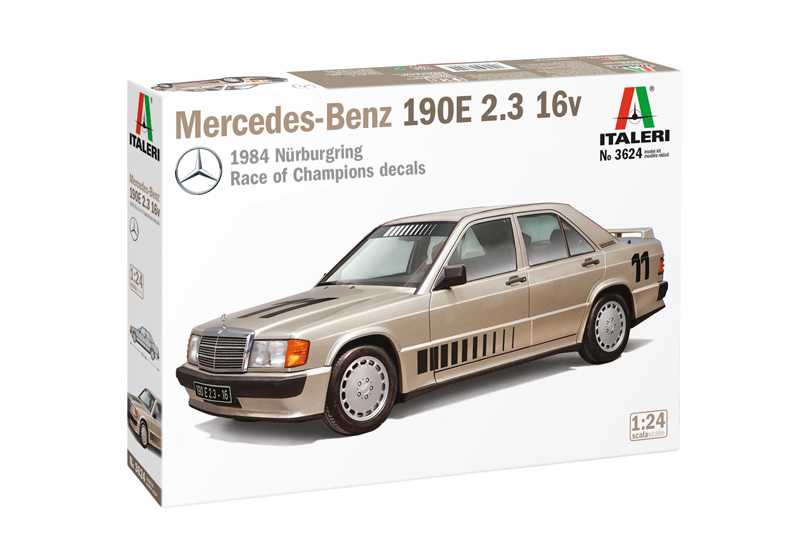 Model Kit auto 3624 - Mercedes Benz 190E (1:24)