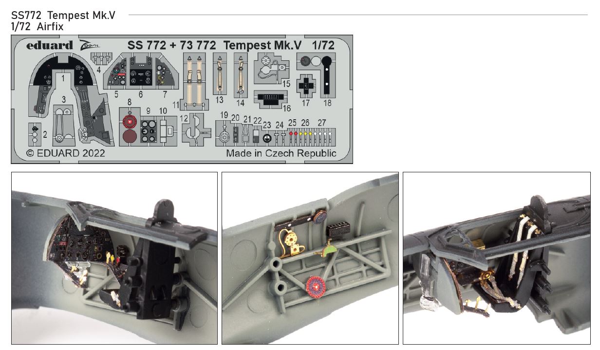 Fotografie 1/72 Tempest Mk.V (AIRFIX)