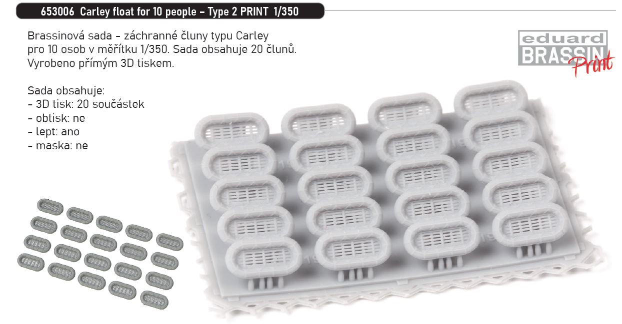 1/350 Carley float for 10 people – Type 2 PRINT
