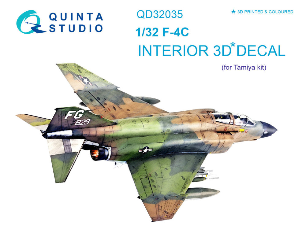 1/32 F-4C 3D-Print&col. Interior (TAM)