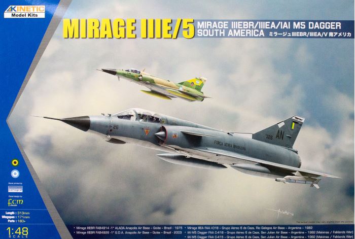 1/48 Mirage IIIE/V IIIEBR/IIIEA/V South America