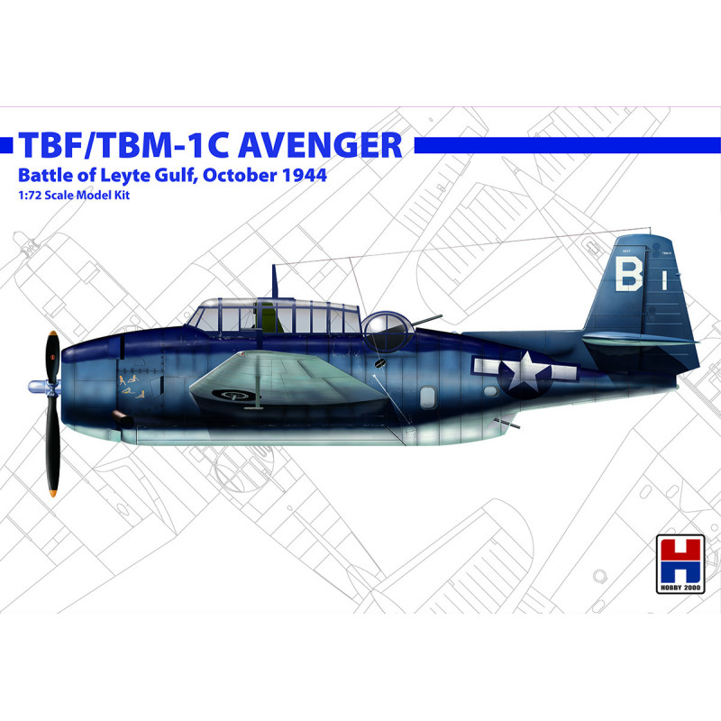 1/72 TBF/TBM-1C Avenger Oct. 1944 Battle of Leyte Gulf