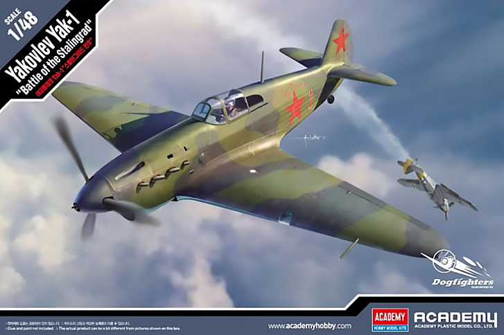 Fotografie Model Kit letadlo 12343 - Yakovlev Yak-1 "Battle of the Stalingrad" (1:48)