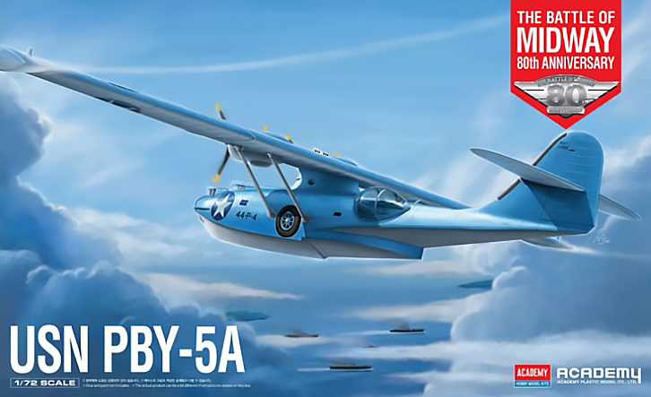 Fotografie Model Kit letadlo 12573 - USN PBY-5A "Battle of Midway" (1:72)