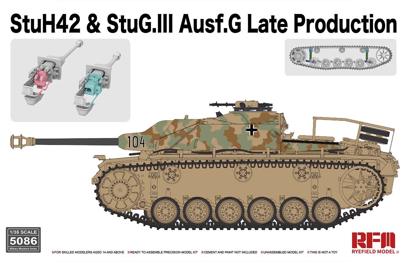 Fotografie 1/35 StuH42 & StuG.III Ausf.G Late Production