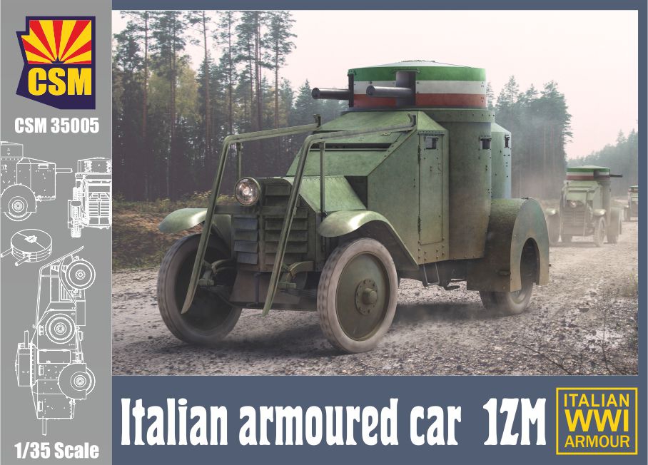 Fotografie 1/35 Italian Armoured Car 1ZM
