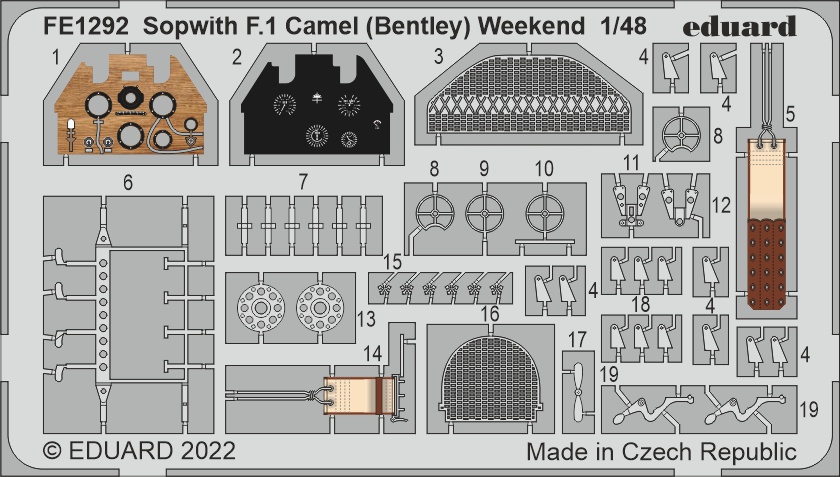 1/48 Sopwith F.1 Camel (Bentley) Weekend (EDUARD)