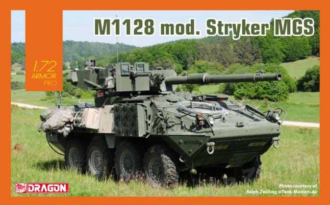 Model Kit military 7687 - M1128 Mod. Stryker MGS (1:72)