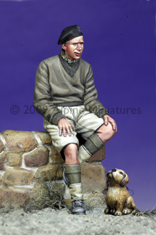Fotografie 1/35 British Armoured Crew #2 & Puppy