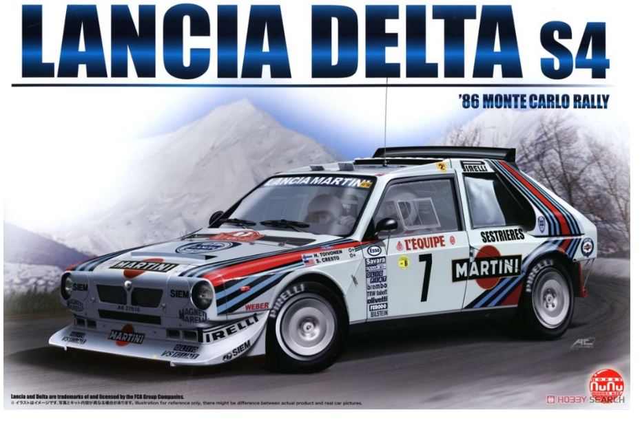 1/24 Lancia Delta S4 Martini '86 Monte Carlo