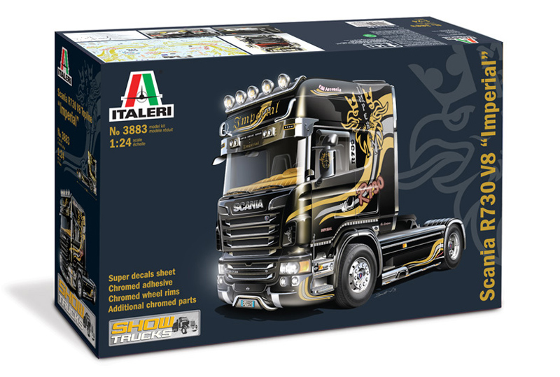 Model Kit truck 3883 - SCANIA R V8 TOPLINE " IMPERIAL" (1:24)