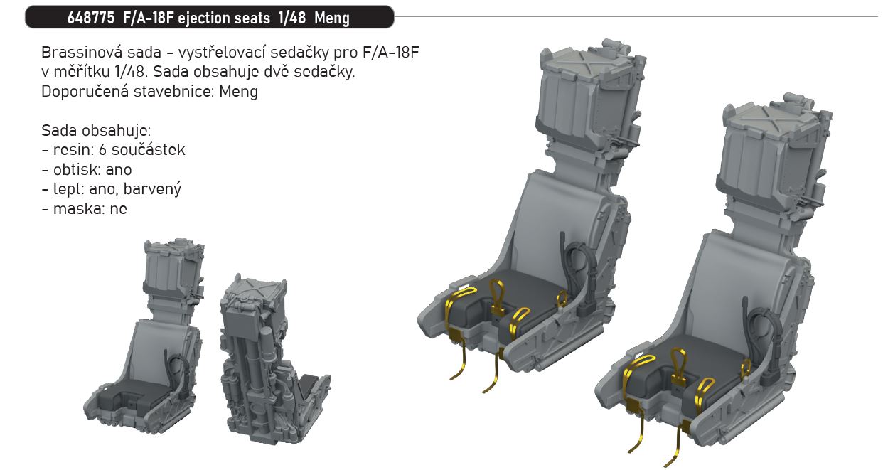 1/48 F/A-18F ejection seats (MENG)
