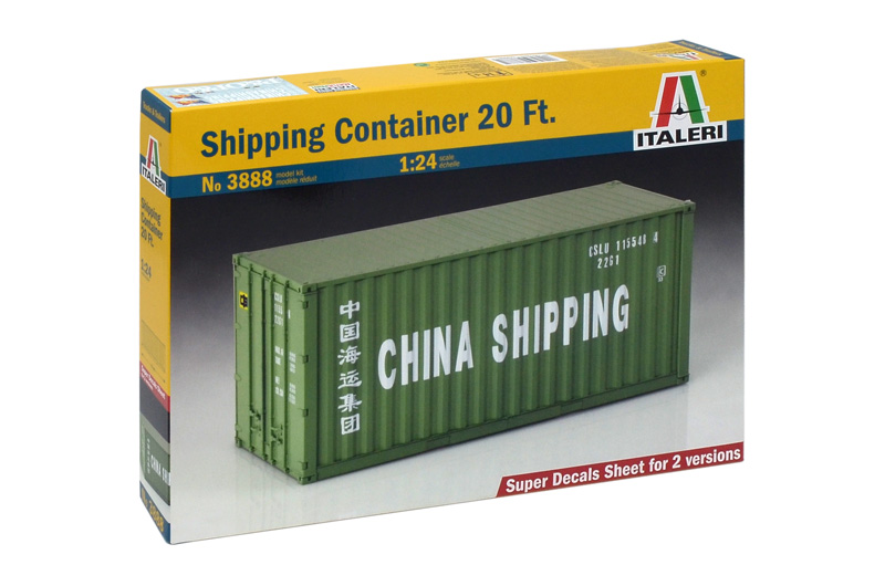 Fotografie Model Kit kontejner 3888 - 20' CONTAINER (1:24)