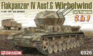 Model Kit tank 6926 - Flakpanzer IV Ausf.G "Wirbelwind" Early Production (2 in 1) (1:35)