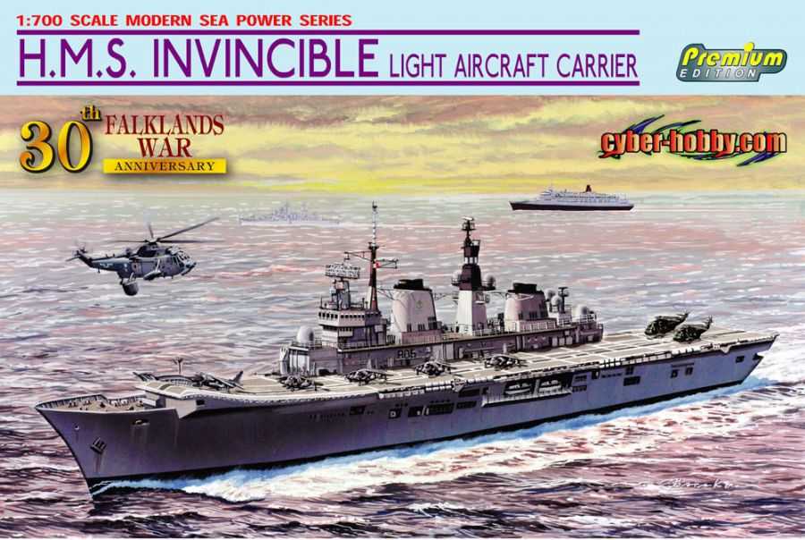 Model Kit loď 7128 - HMS INVINCIBLE (FALKLANDS WAR) (1:700)