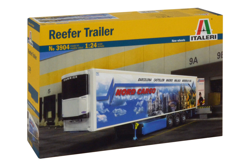 Fotografie Model Kit návěs 3904 - REEFER TRAILER (1:24)