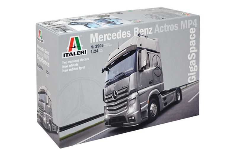 Fotografie Model Kit truck 3905 - Mercedes Benz Actros MP4 Gigaspace (1:24)