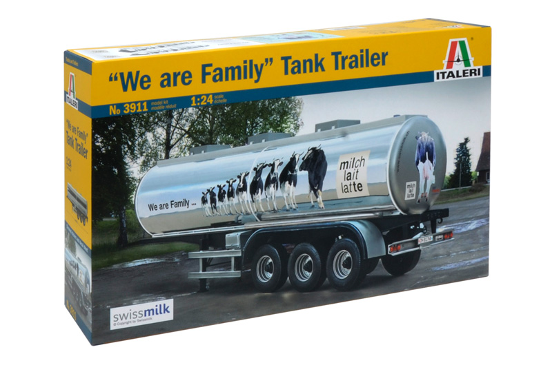 Model Kit návěs 3911 - CLASSIC TANK TRAILER "We are family" (1:24)