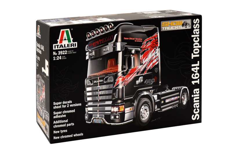 Model Kit truck 3922 - SCANIA 164 L TOPCLASS (1:24)