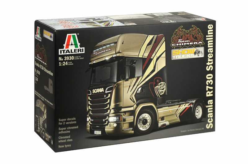 Model Kit truck 3930 - SCANIA R730 STREAMLINE "TEAM CHIMERA" (1:24)