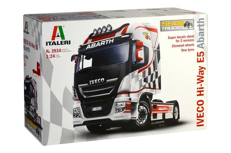 Fotografie Model Kit truck 3934 - IVECO HI-WAY E5 ABARTH (1:24)