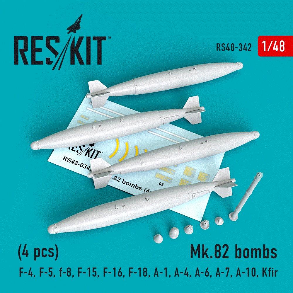 1/48 Mk.82 bombs (4 pcs.)