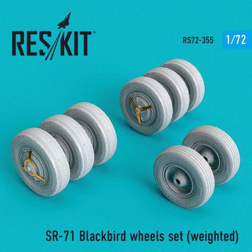 1/72 SR-71 Blackbird wheels set (weighted)