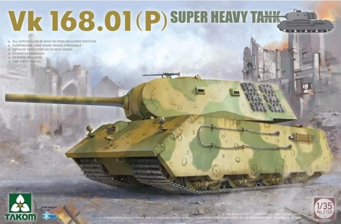 Fotografie 1/35 VK168.01 (P) Super Heavy Tank