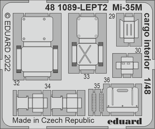 1/48 Mi-35M cargo interior (ZVEZDA)