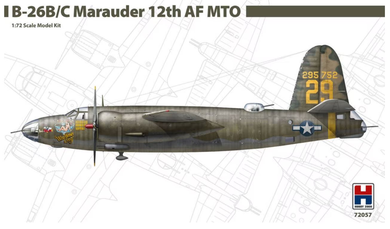 1/72 B-26 B/C Marauder 12th AF MTO