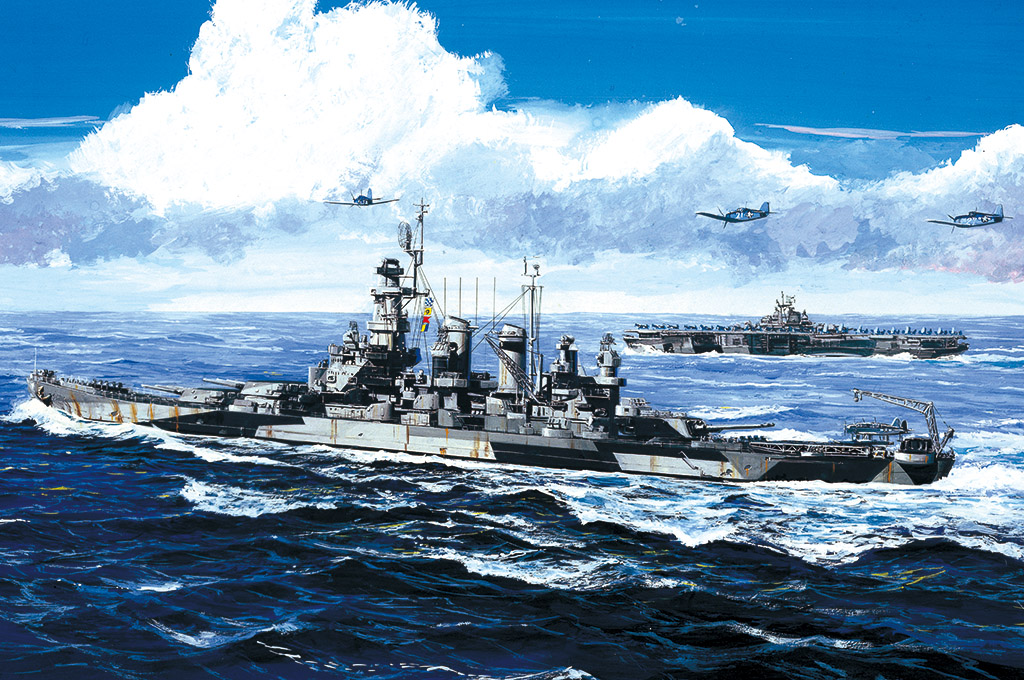 Fotografie 1/700 Top Grade North Carolina BB-55