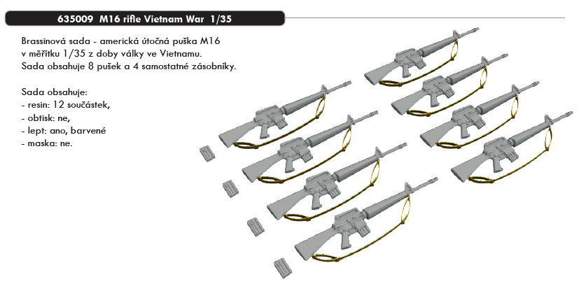 1/35 M16 rifle Vietnam War