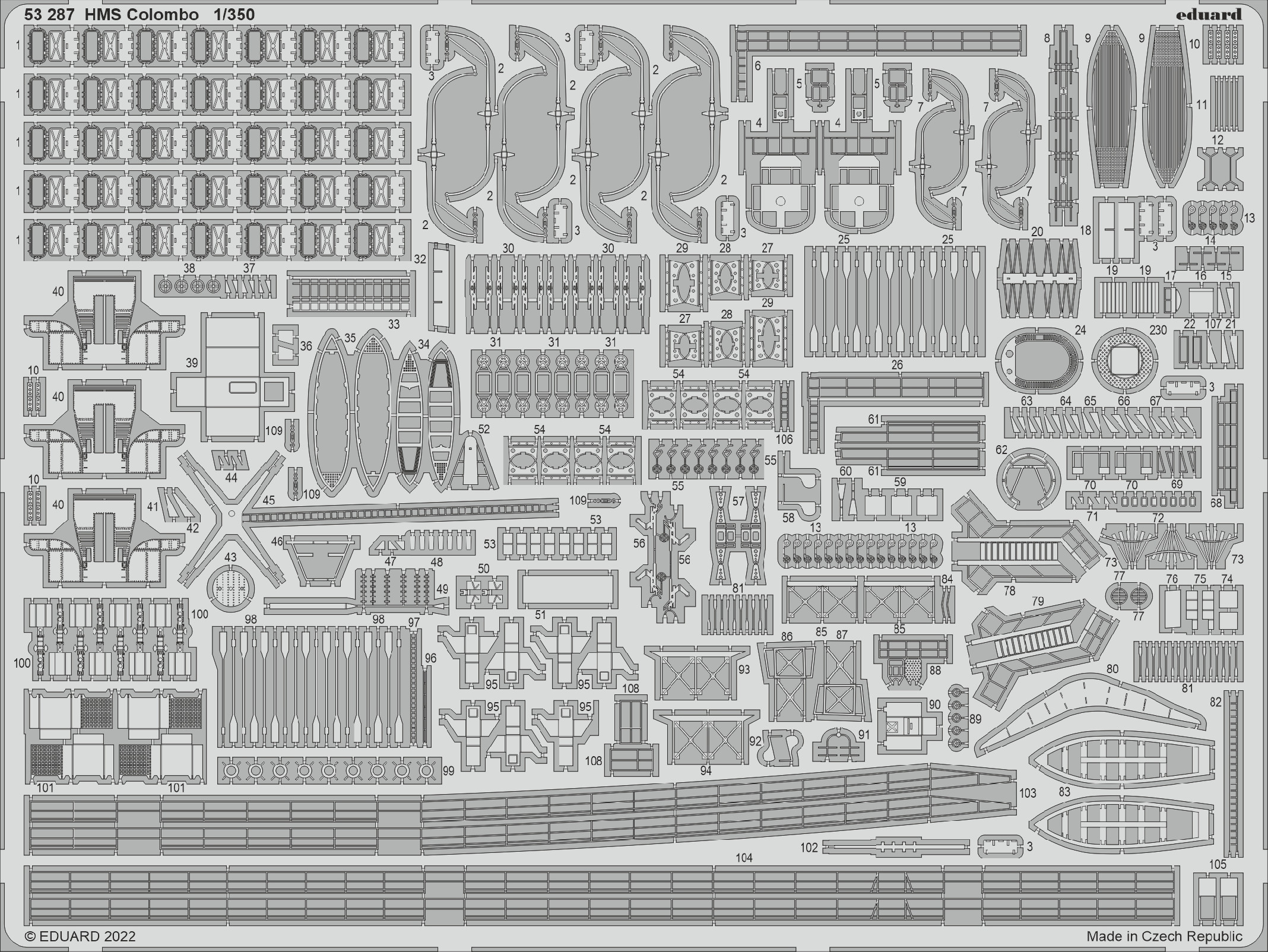 Fotografie 1/350 HMS Colombo (TRUMPETER)