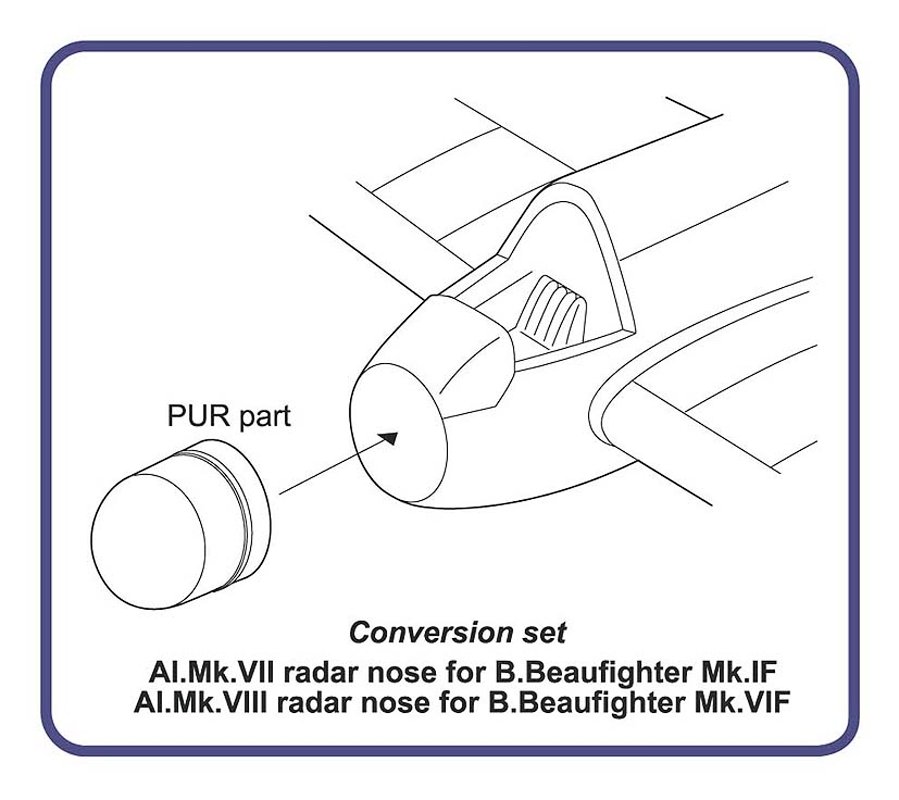 1/72 Beaufighter IF&VIF - radar nose (HAS)