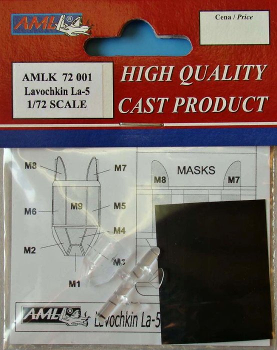 1/72 Canopy & Mask for Lavochkin La-5 (AML)