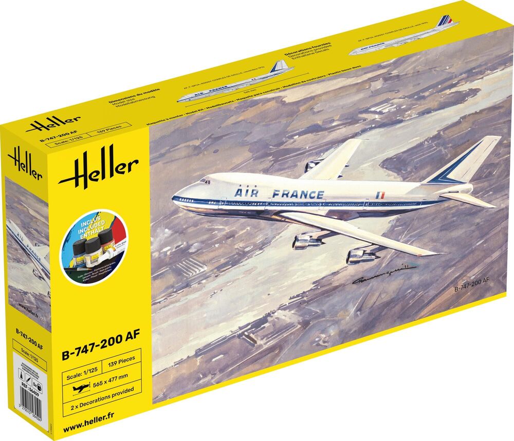 1/125 B-747 AF - Starter Kit