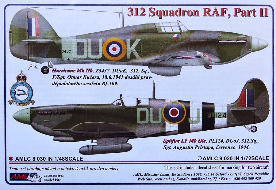 1/48 Decals 312 Squadron RAF Part II.