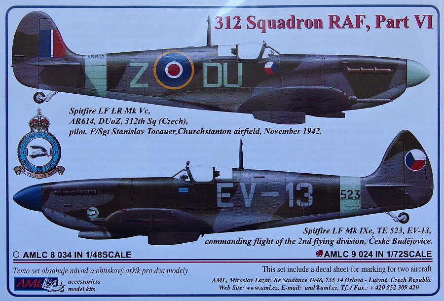 1/72 Decals 312 Squadron RAF Part VI.