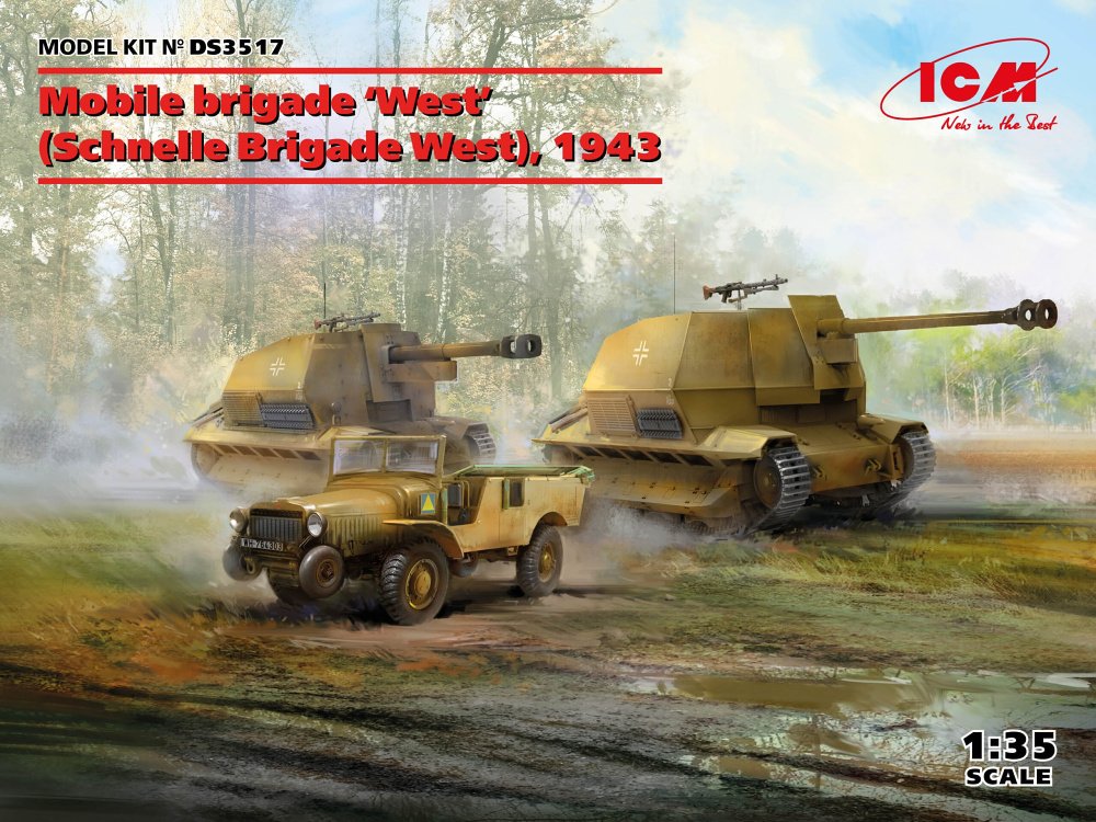 1/35 Mobile brigade 'West', 1943 DIORAMA (3 kits)