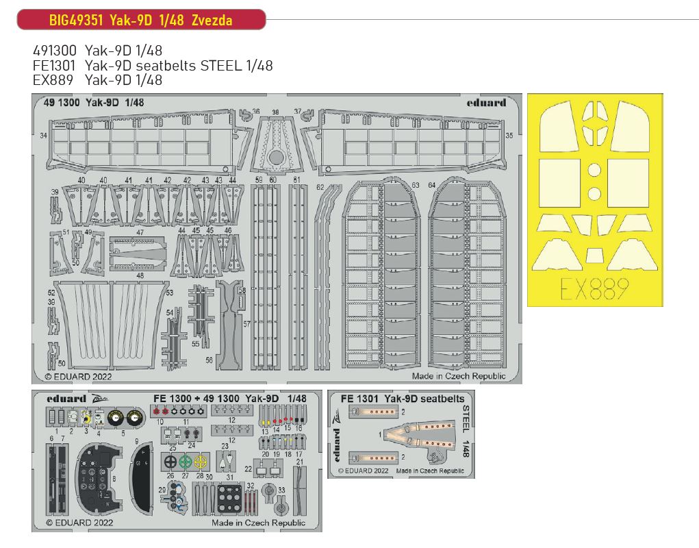 1/48 Yak-9D (ZVEZDA)