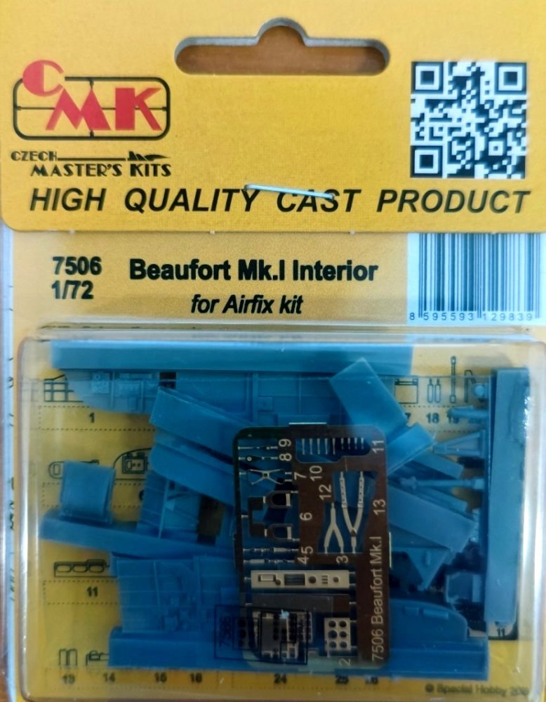 1/72 Beaufort Mk.I Interior set (AIRFIX)