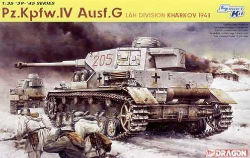 Model Kit tank 6363 - Pz.Kpfw.IV Ausf.G LAH DIVISION (KHARKOV 1943) (SMART KIT) (1:35)