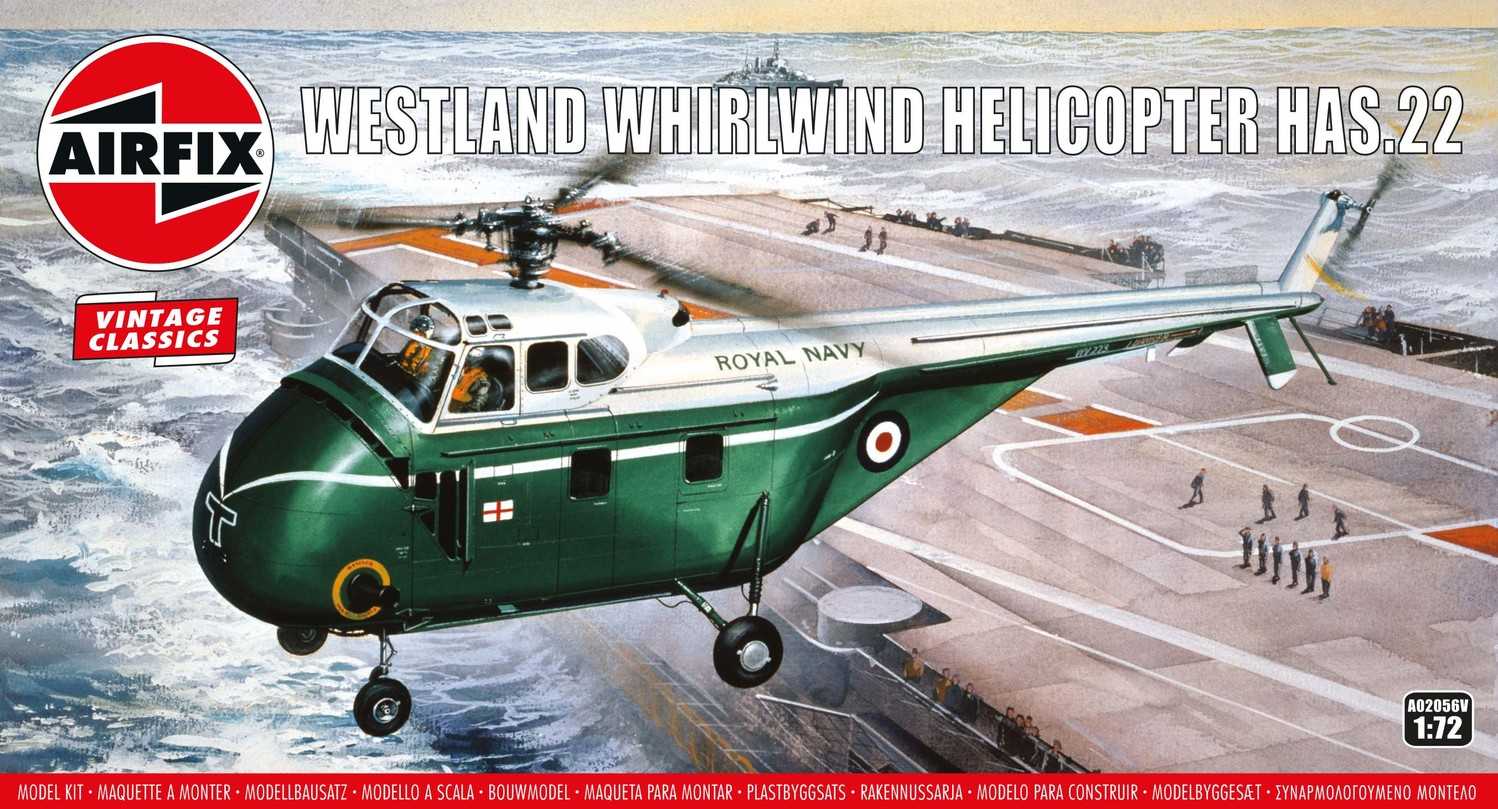 Fotografie Classic Kit VINTAGE vrtulník A02056V - Westland Whirlwind Helicopter (1:72)