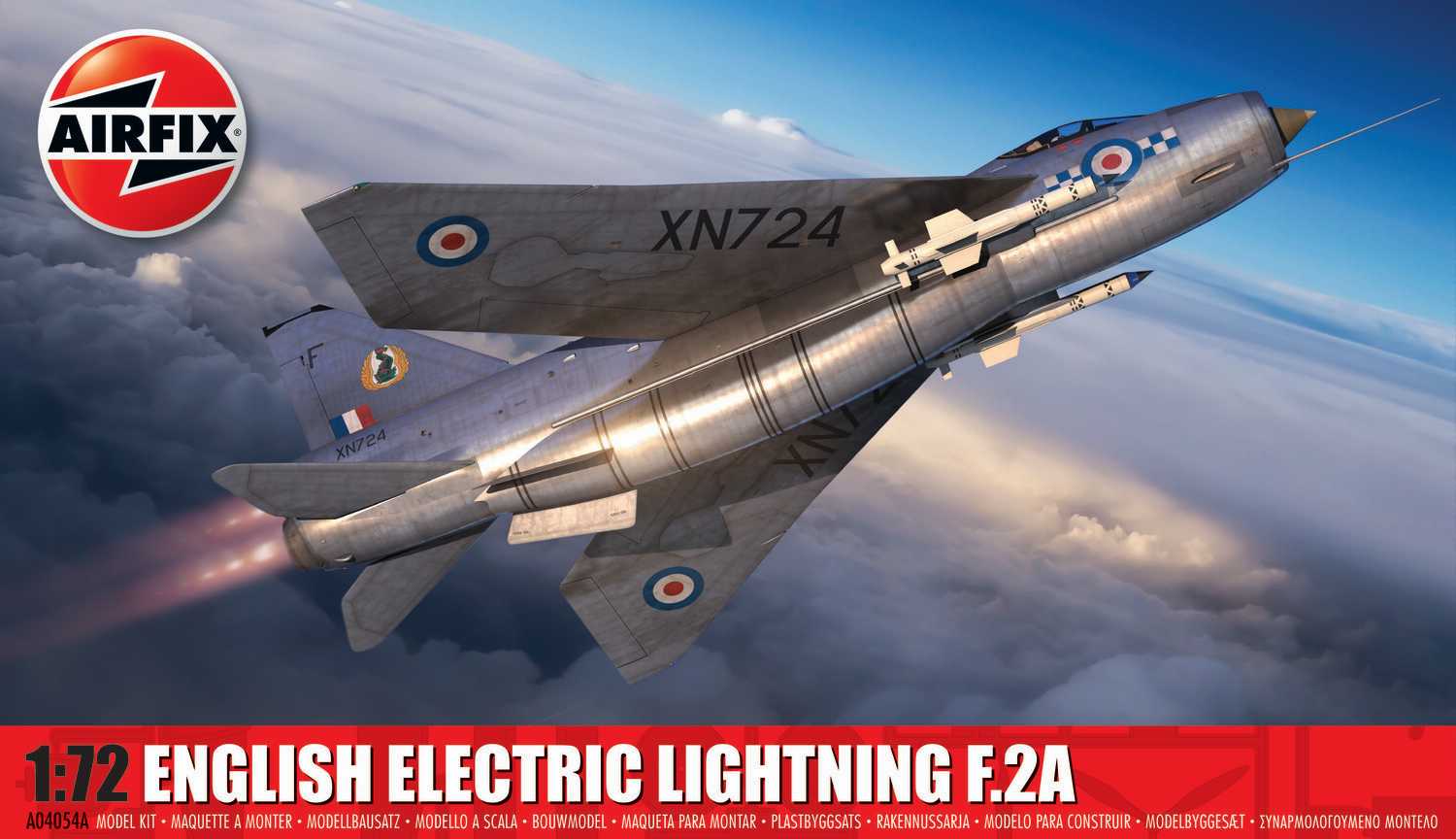 Fotografie Classic Kit letadlo A04054A - English Electric Lightning F2A (1:72)